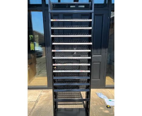 Vallejo - A large Vallejo model paint display stand with approximately 180 Vallejo paints and Vallejo auxiliary products such
