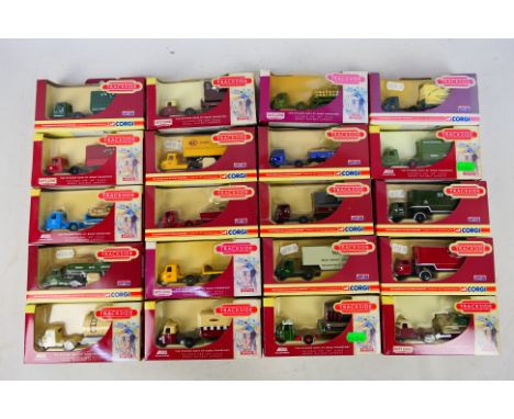 Lledo - Twenty 1:76 scale Trackside Diecast vehicles to include #DG148010 Scammell Scarab Flatbed / Barrel Bulmers, DG206000 