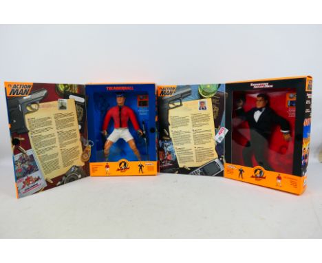 Action Man - Hasbro - Two boxed 12" Limited Edition 'James Bond' action figures. Lot consists of Hasbro James Bond 'Tomorrow 