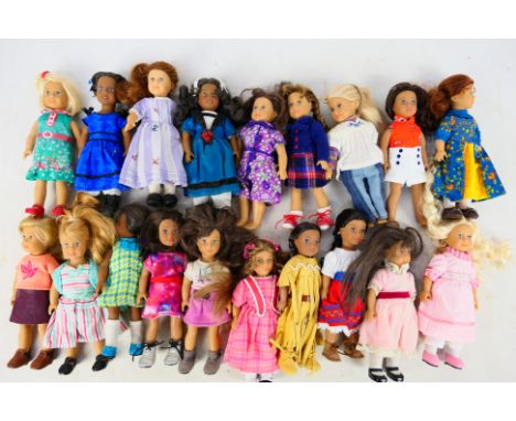 American Girl - An unboxed collection of American Girl Mini Dolls. The dolls measure approximately 17cms in height and includ