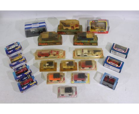 Dinky - Majorette - Matchbox- Corgi - Others - 20 boxes diecast vehicles to include 2x #344 Land rover Speedwheels, #442 Land
