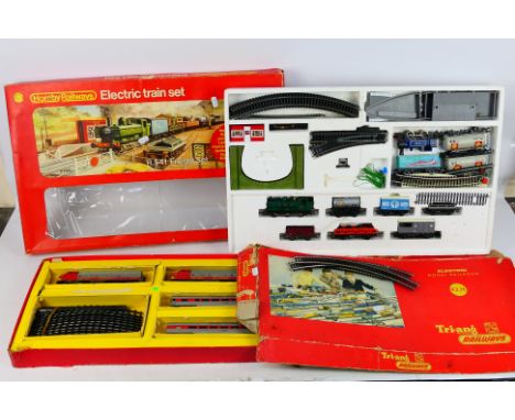 Triang - Hornby - A pair of HO/OO train sets to include R541 G.W.R Freight Set and R3.H Electric Model railroad. Items appear