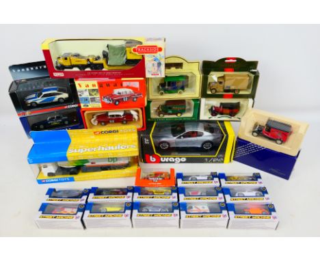 Corgi - Burago - Lledo - Vanguards - Others - 24 boxes diecast vehicles to include VA38003 1959 Kenya Corporation Safari Rall
