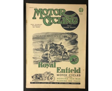VINTAGE MOTOR CYCLING MAGAZINES