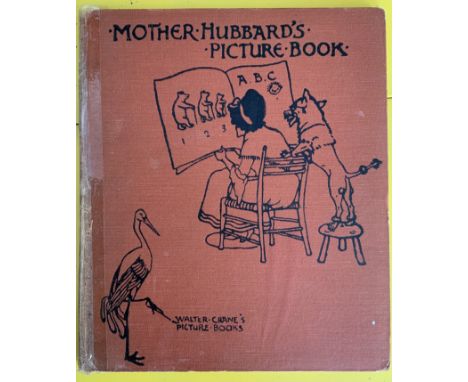 MOTHER HUBBARD'S PICTURE BOOK BY WALTER CRANE&nbsp; IN ACCEPTABLE CONDITION