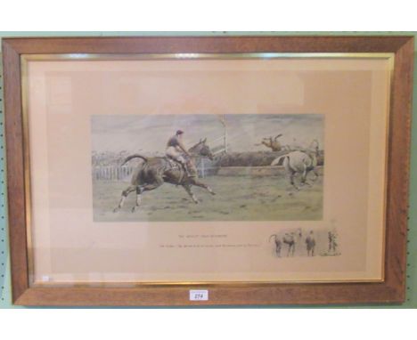 Snaffles, a framed and glazed coloured lithograph; The worst view in Europe 'Oh Murther, the drinkr died out of me and the wr