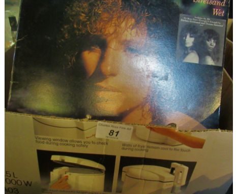 Approximately 50 vinyl LP's to include Barbara Streisand, John Denver, Dionne Warwick, Paul Young, Buddy Holly, various sound