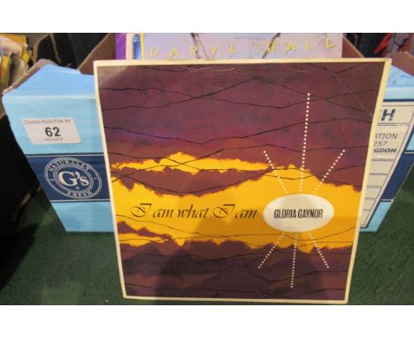 Approximately 100, 45 rpm records to include Gloria Gaynor, Madonna, Modern Romance, Lionel Ritchie, The Cheetahs, Level 42 a