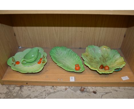 Carltonware leaf dishes etc.