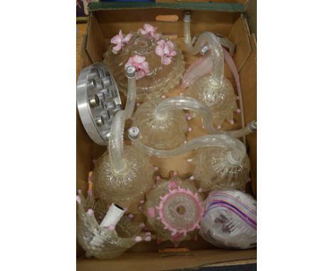 Venetian/Murano glass light fitting.