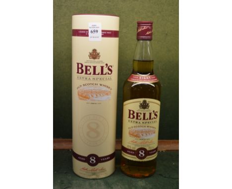 Bells scotch whisky, boxed.