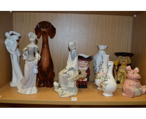 Lladro and other collectable china.
