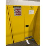 ULINE 45 GAL. DOUBLE DOOR FLAMMABLE STORAGE CABINET
