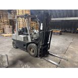NISSAN 4,000 LB. SIT-DOWN PROPANE FORKLIFT