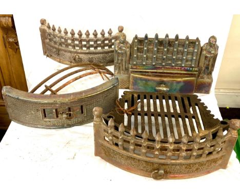 Selection vintage fire fronts 