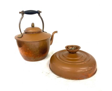 Vintage copper kettle, copper water bottle 