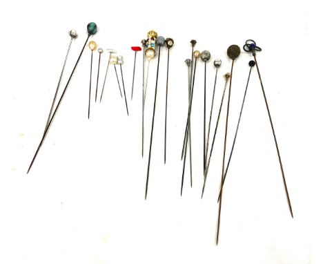 Selection of vintage hat pins 