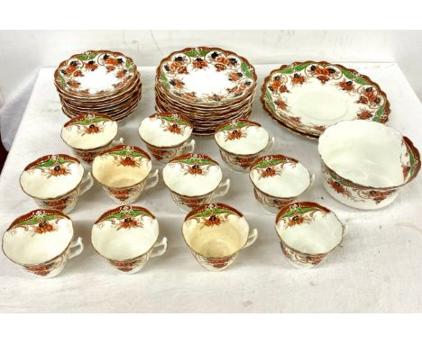 Wellington china part tea service a/f 