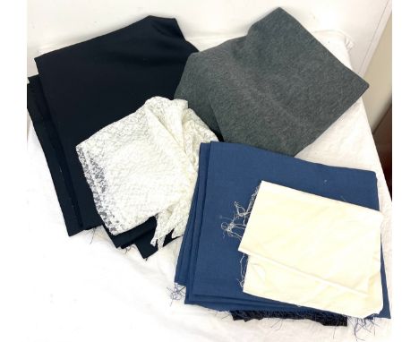 Several yards of vintage material 