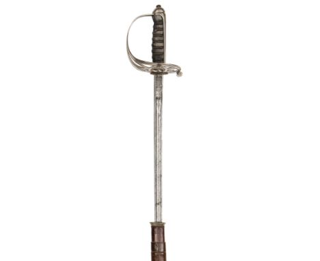 A Geo V WWII officer’s dress sword of the Grenadier Guards, slender fullered blade, 32½”, by Wilkinson, no 54503 (for 1915) o