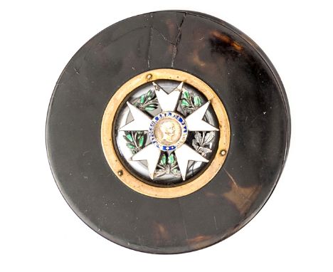 France: Legion of Honour. The major parts of a knight’s badge of the Legion d’ Honneur; obverse bearing Napoleon’s head right
