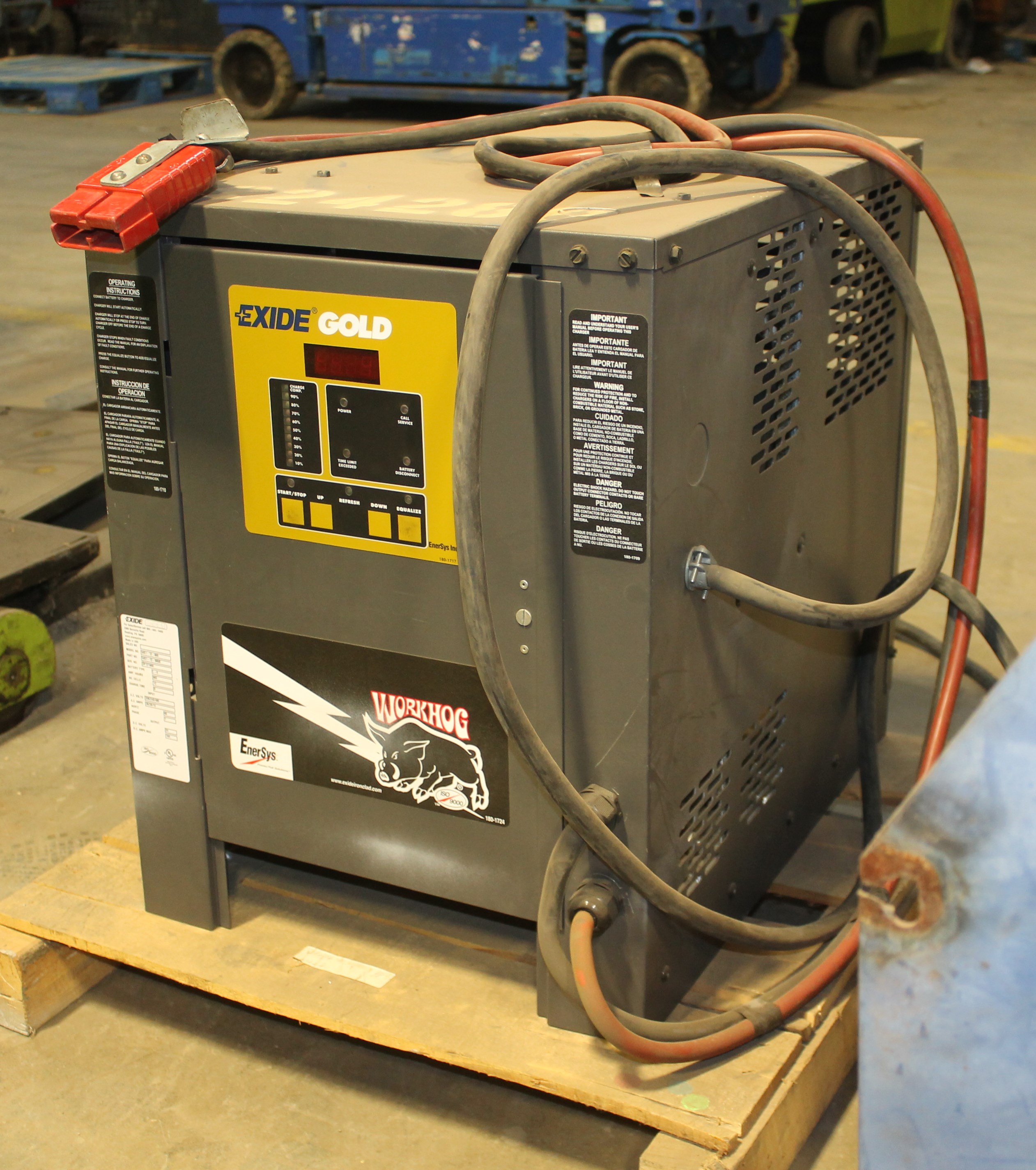 EXIDE GOLD 24V ELECTRIC FORKLIFT BATTERY CHARGER, MODEL WG112865