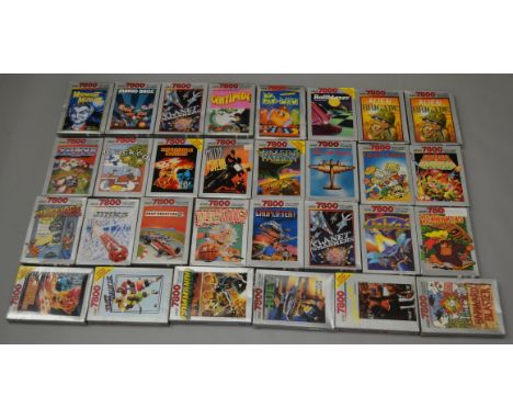 30 empty console game boxes for Atari 7800. Some with instructions.  [NO RESERVE]