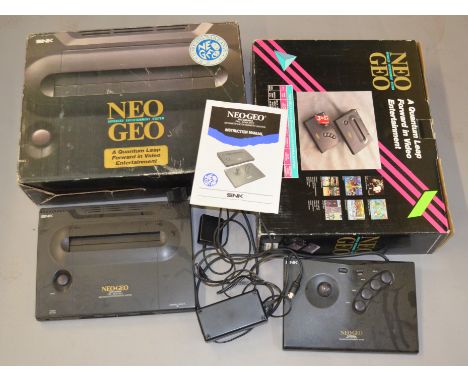 SNK Corporation NEO.GEO MAX 330 MEGA PRO-GEAR SPEC ADVANCED ENTERTAINMENT SYSTEM. With manual and two boxes.  [NO RESERVE]