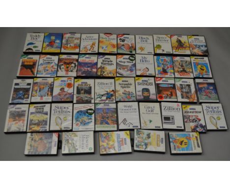 45 empty Sega console game boxes - Master System etc. [NO RESERVE]