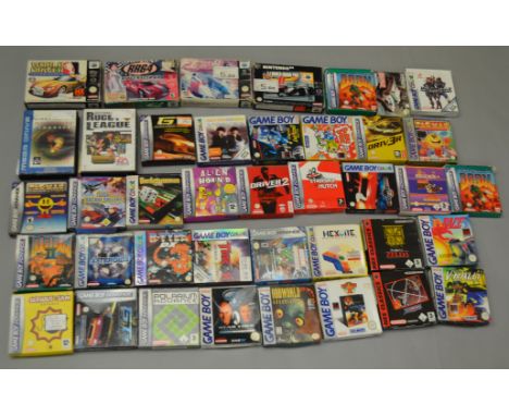 40 empty console game boxes - Nintendo GameBoy Advance, GameBoy Colour, N64, Sega Mega Drive etc.  [NO RESERVE]