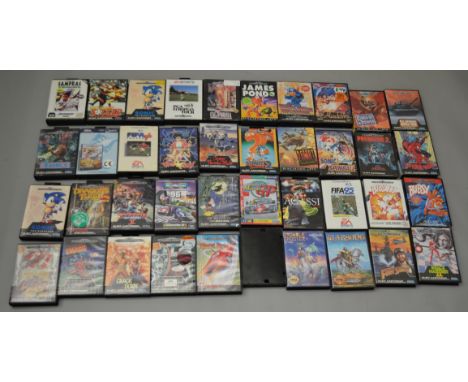 40 empty Sega console game boxes - Mega Drive etc.  [NO RESERVE]