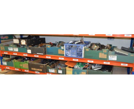  A massive lot of console and PC accessories contained in 14 trays.  [NO RESERVE]
