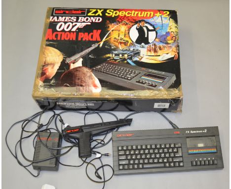 Sinclair ZX Spectrum +2 128K games console plus box etc.  [NO RESERVE]