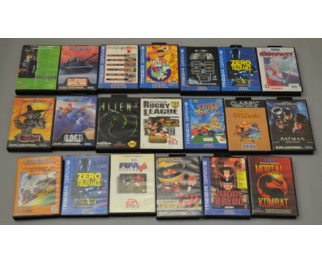 20 empty Sega console game boxes - Mega Drive etc.  [NO RESERVE]