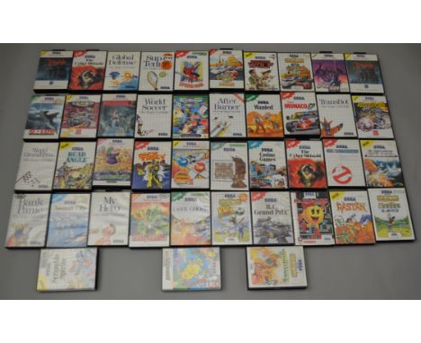 43 empty Sega console game boxes - Master System etc.  [NO RESERVE]
