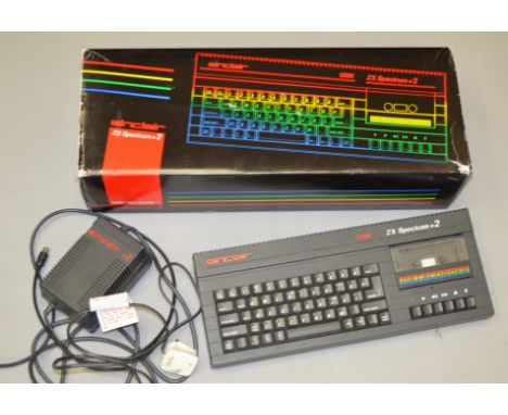 Sinclair ZX Spectrum +2 128K games console with box etc.  [NO RESERVE]