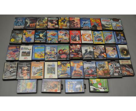 44 empty Sega console game boxes - Mega Drive etc.  [NO RESERVE]