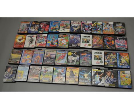 44 empty Sega console game boxes - Mega Drive etc.  [NO RESERVE]