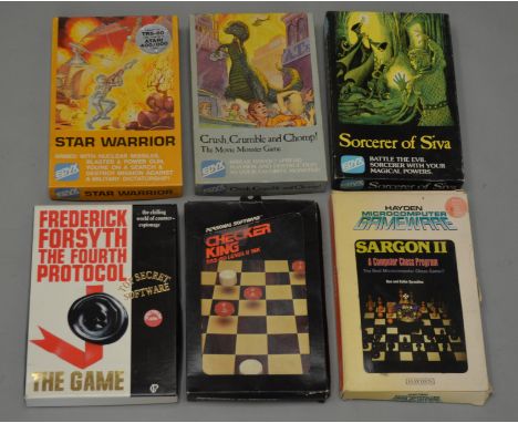 6 boxed games console games for Atari / Spectrum etc. [NO RESERVE]