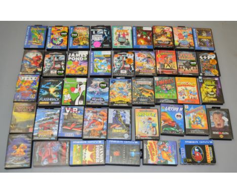 42 empty Sega console game boxes - Mega Drive etc.  [NO RESERVE]