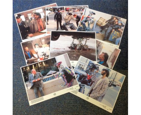 Short Circuit 2 set of 8 colour lobby cards from the 1988 American comic science fiction film, the sequel to the 1986 film Sh