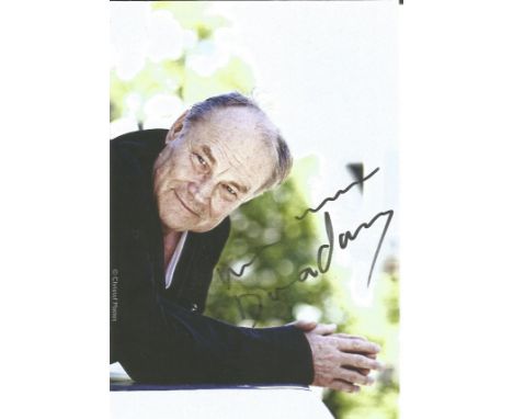 Klaus Maria Brandauer signed 6x4 colour photo. Brandauer is known internationally for his roles in Mephisto (1981), Never Say