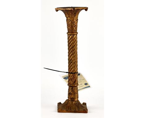 To Kill A King (2003). Wooden candlestick prop with Propstore COA. 54cm x 16cm. Provenance: from the collection of Tony King,