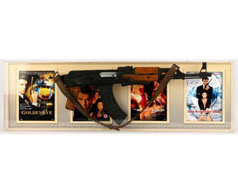 James Bond - Die Another Day (2002) - Rubber prop AK-47 used in the 2002 007 outing starring Pierce Brosnan. Complete with ac