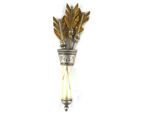 The Avengers (1998) - 3 gold coloured flighted darts with plastic and resin holder and 4 accompanying storyboards depicting C