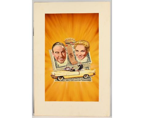Solid Gold Cadillac (1956)  Original artwork for the films later video release. Gouache on board. 58.5cm x 39cm Provenance: f