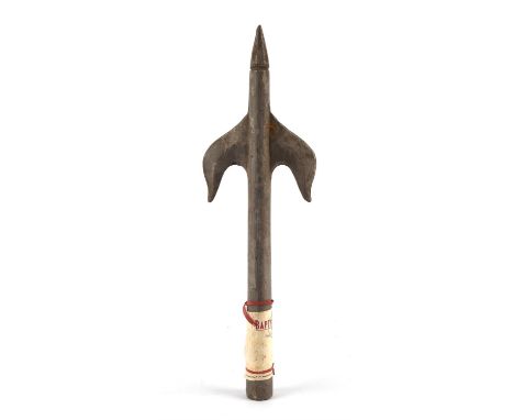 Warlords of Atlantis (1978)  Spearhead with Bapty label. 40cm x 13cm. These spears can be seen on the backs of the Atlantic t