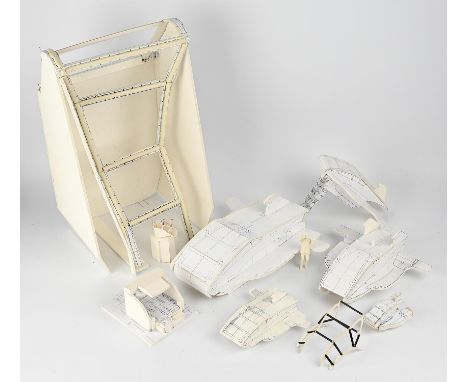 Thunderbirds (2004)  3d models of Thunderbird 4 (BOX no. 10). Housed in production wooden box.Art department production maque