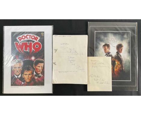 DR WHO - A collection of Dr Who items comprising a script for the 1984 book version of THE HIGHLANDERS Doctor Who episodes, s