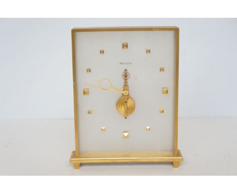 Jaeger-Le Coultre mantle clock with original box 